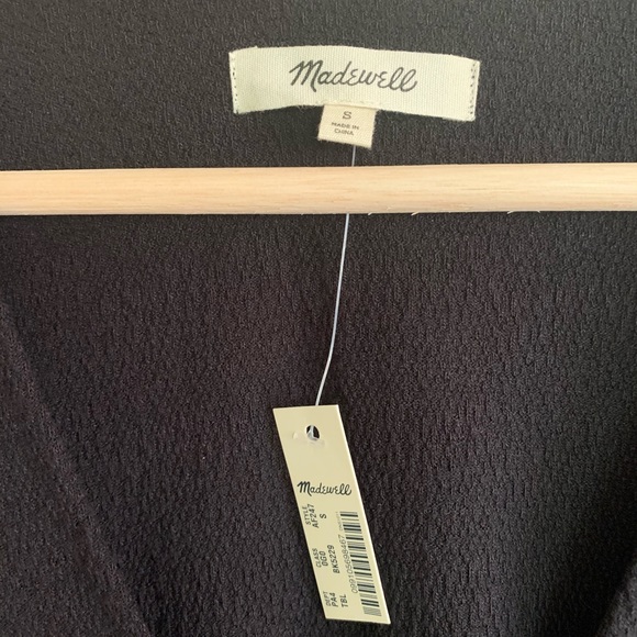 Madewell Cross Front Button Dress - Picture 8 of 9